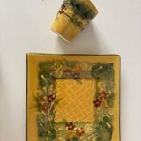 Ceramic plate and cup