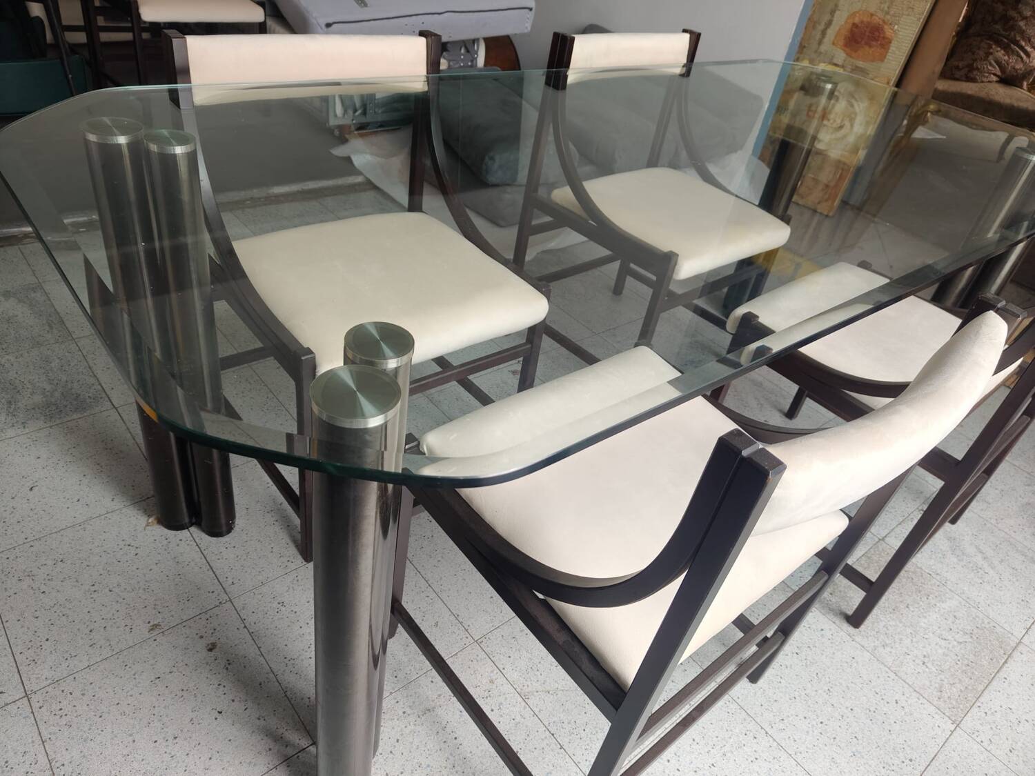 Table Eta Beta par Marco Zanuso pour Zanotta années 70 vintage moderne