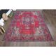 1970s Vintage Persian Handmade Wool Cotton Pink Area Rug  282x397