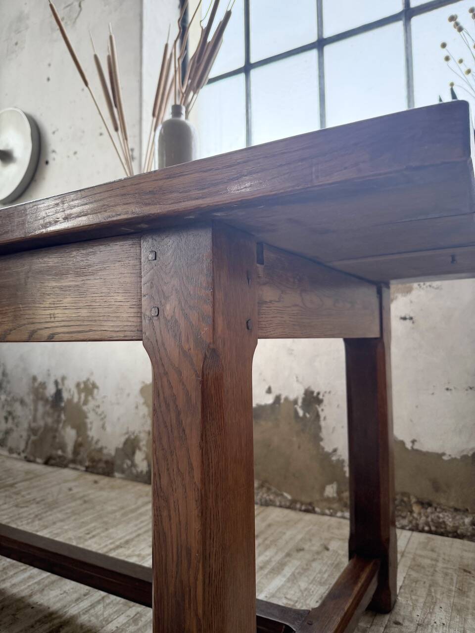Table de ferme XL en chêne massif