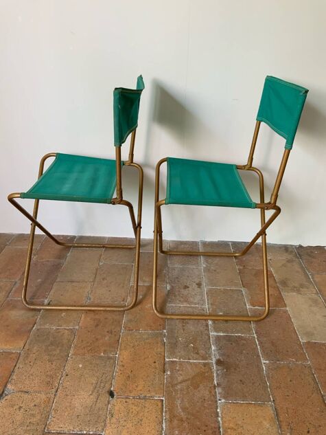 Pair of camping chairs