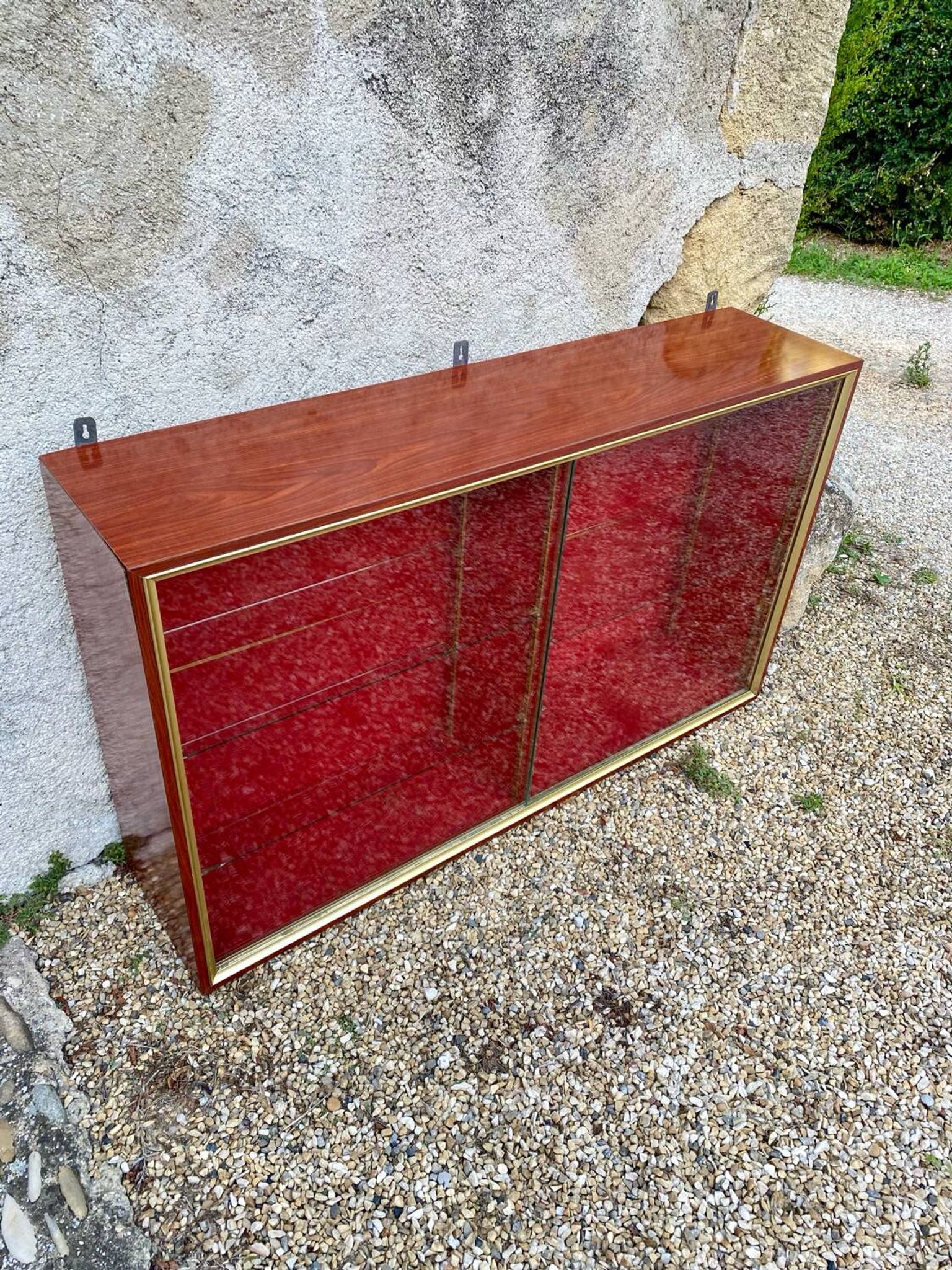 Large vintage 70s display case