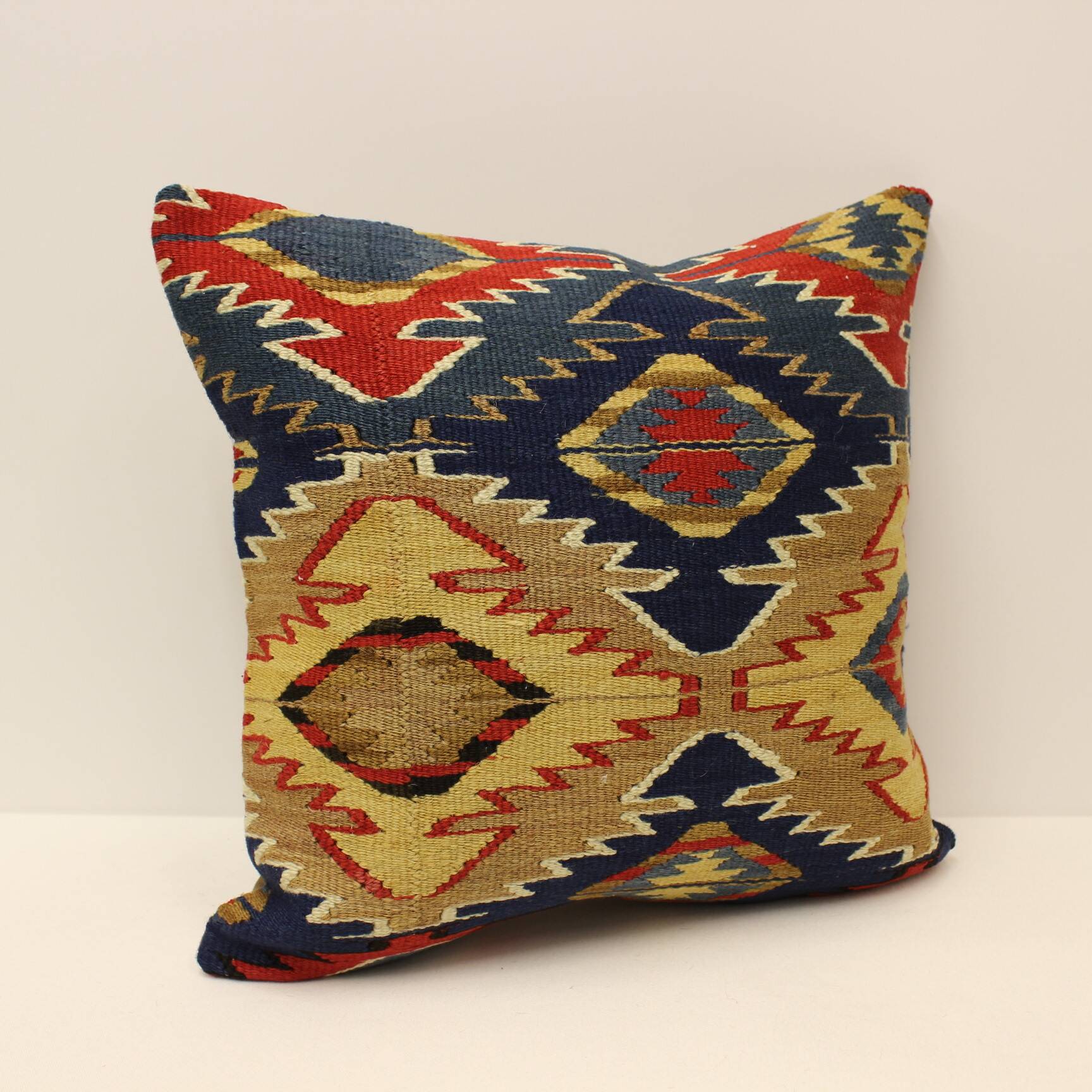 Turkish kilim cushion, 45x45 cm, kb-1382