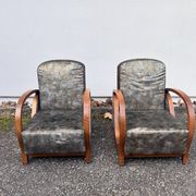 pair of Art Deco armchairs