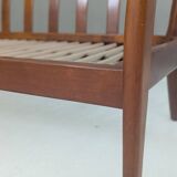 Canapé en bois de cerisier Wilhelm Knoll du milieu du siècle, Allemagne, années 1960