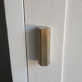 Vintage wardrobe in white wood