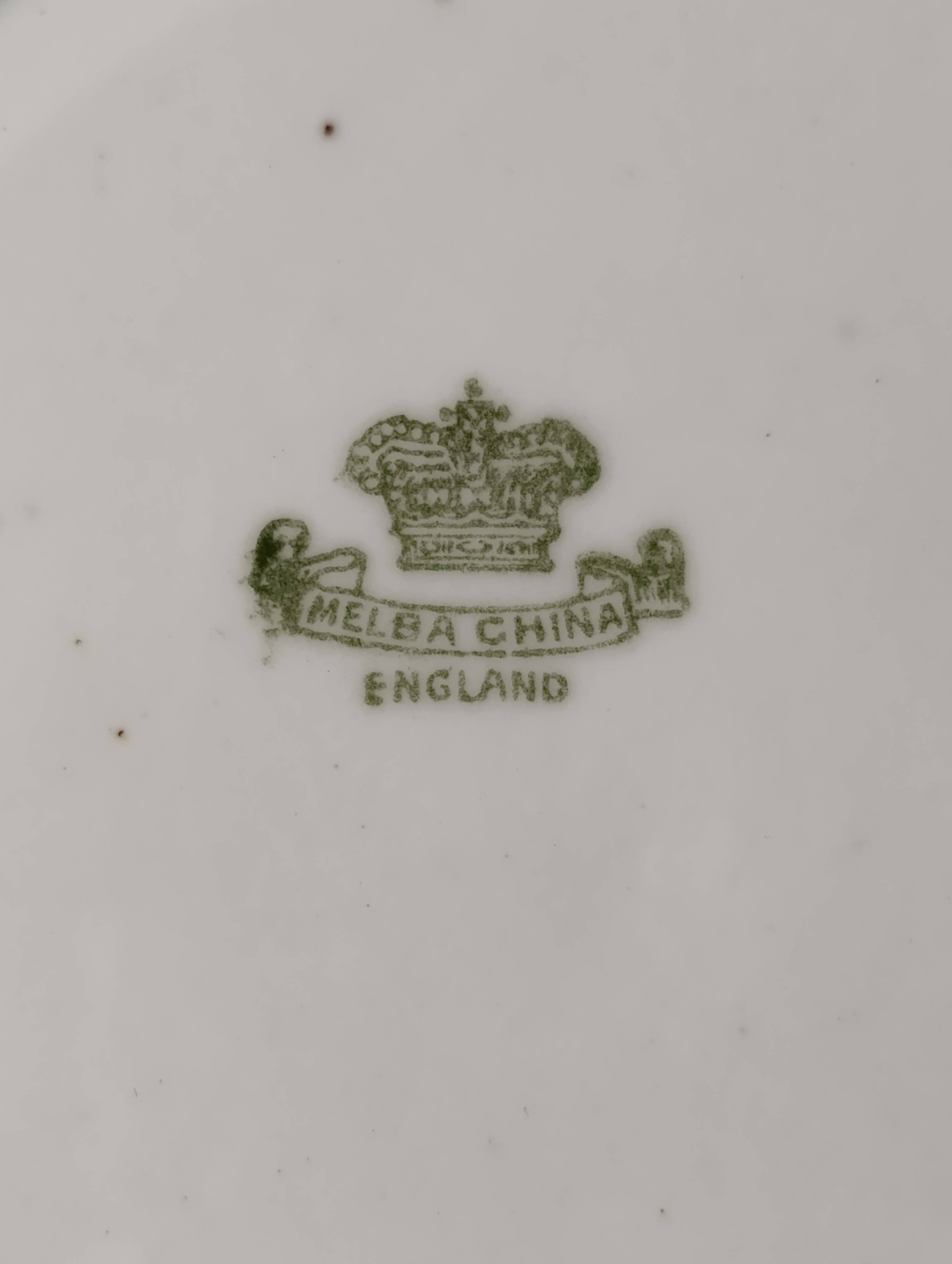 Antique Art Deco Melba China England tea set for 8
