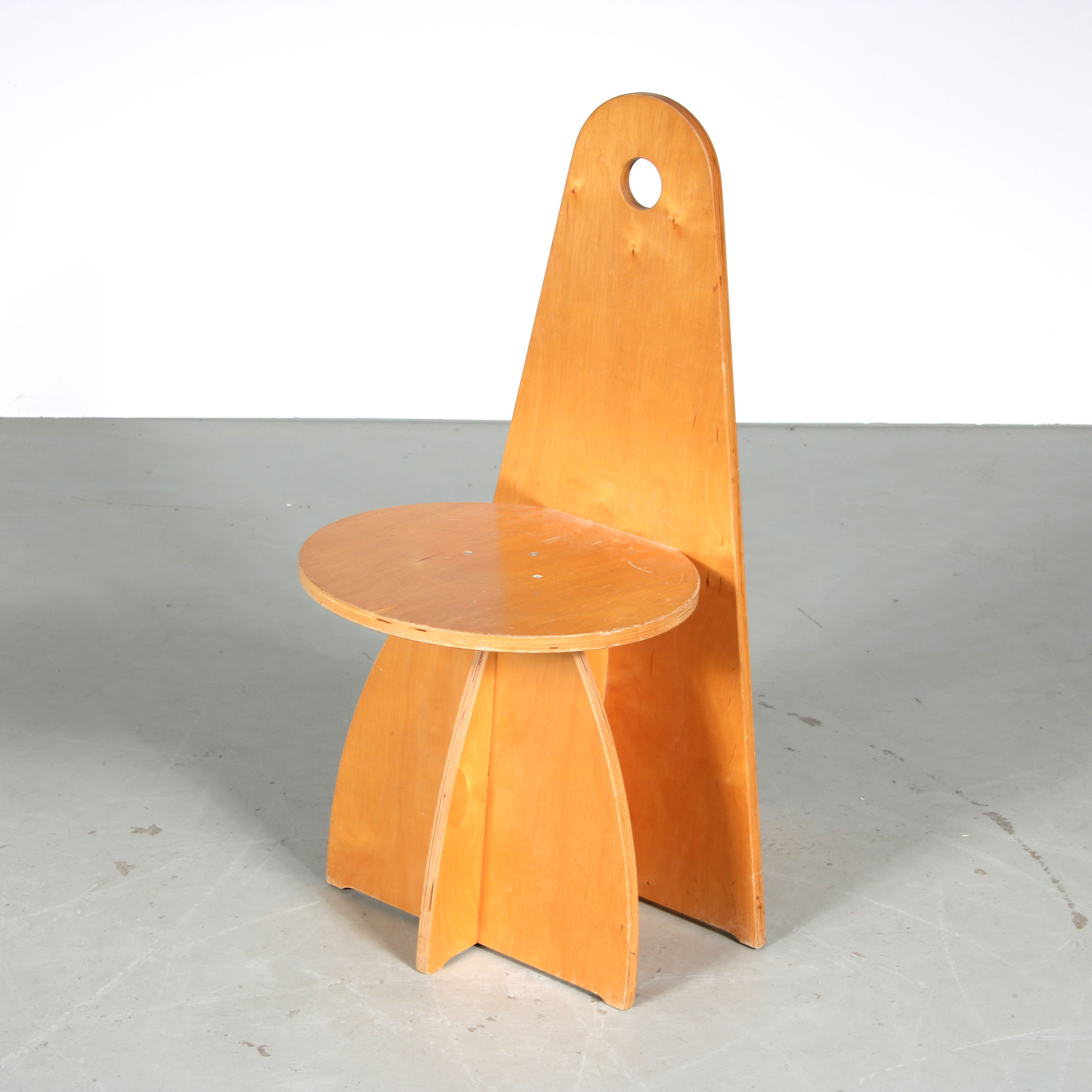 Chaise pour enfants des années 1970, Pays-Bas