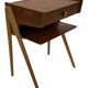 Vintage Scandinavian teak side table/bedside table and 60's Design