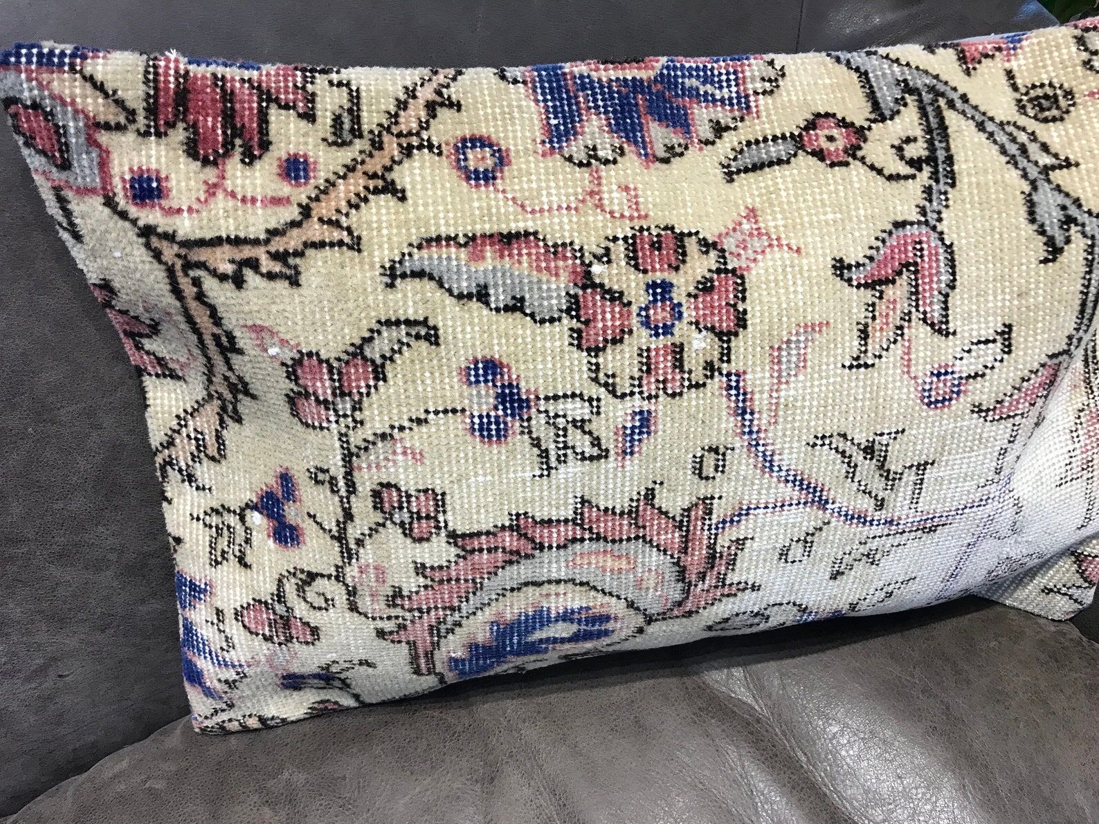 Handmade Floral Turkish Cushion Cover 40x60cm