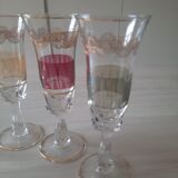 Antique shot glasses