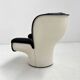 Elda armchair in white and black by Joe Colombo for Comfort, 1960