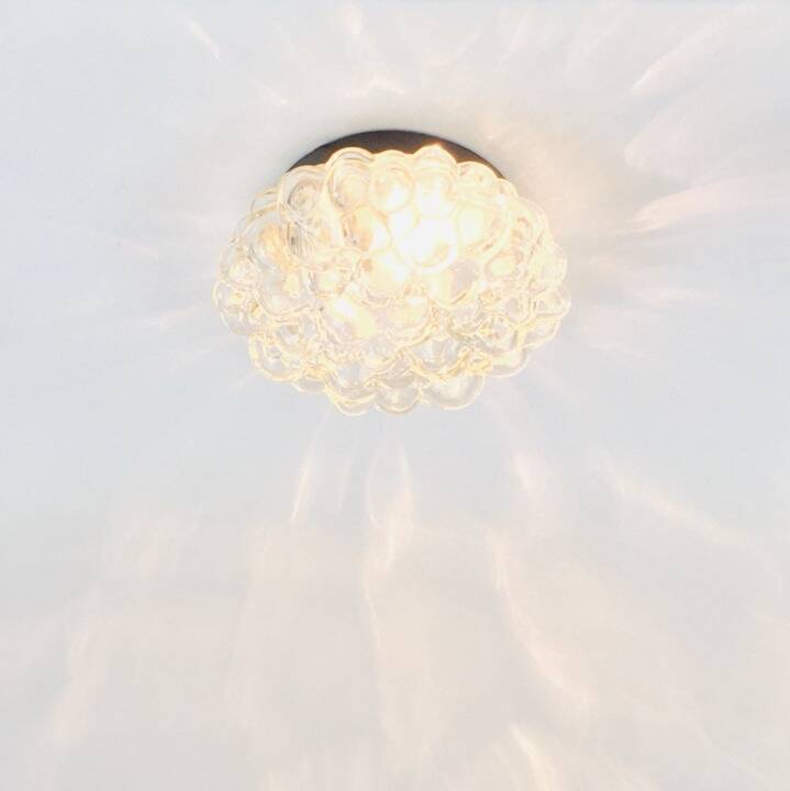 Plafonnier en verre à bulles du milieu du siècle par H. Tynell pour Limburg, années 1960