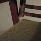 Pair of modernist armchairs in oak, Reconstruction, circa 1940