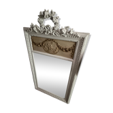 Miroir Trumeau Ancien Style Louis XVI — Format 105 cm