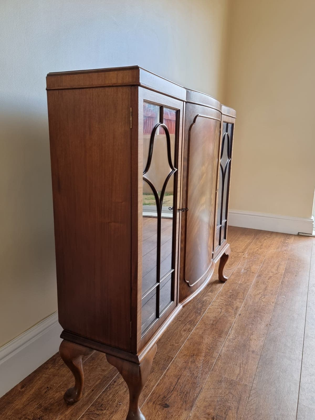 Antique queen anne style bookcase