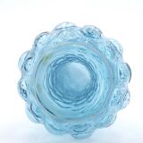 Empoli blue glass bottle, 1960s