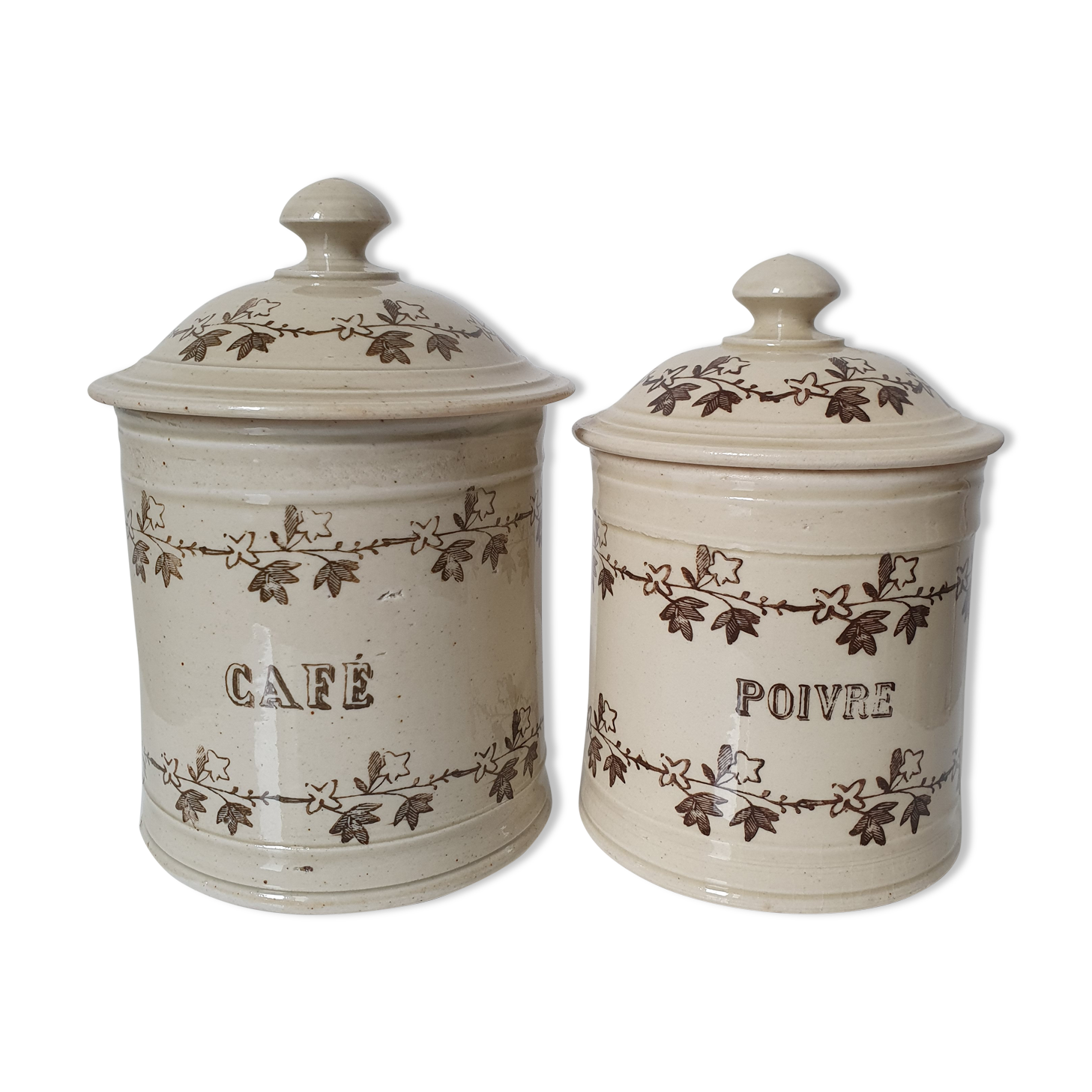 Duo ceramic jar