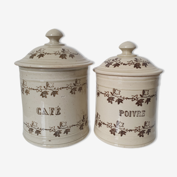 Duo ceramic jar