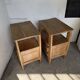 Pair of oak bedside tables 1950