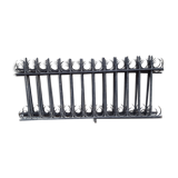 Wrought iron garden grids