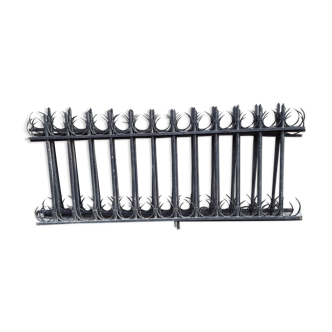 Wrought iron garden grids