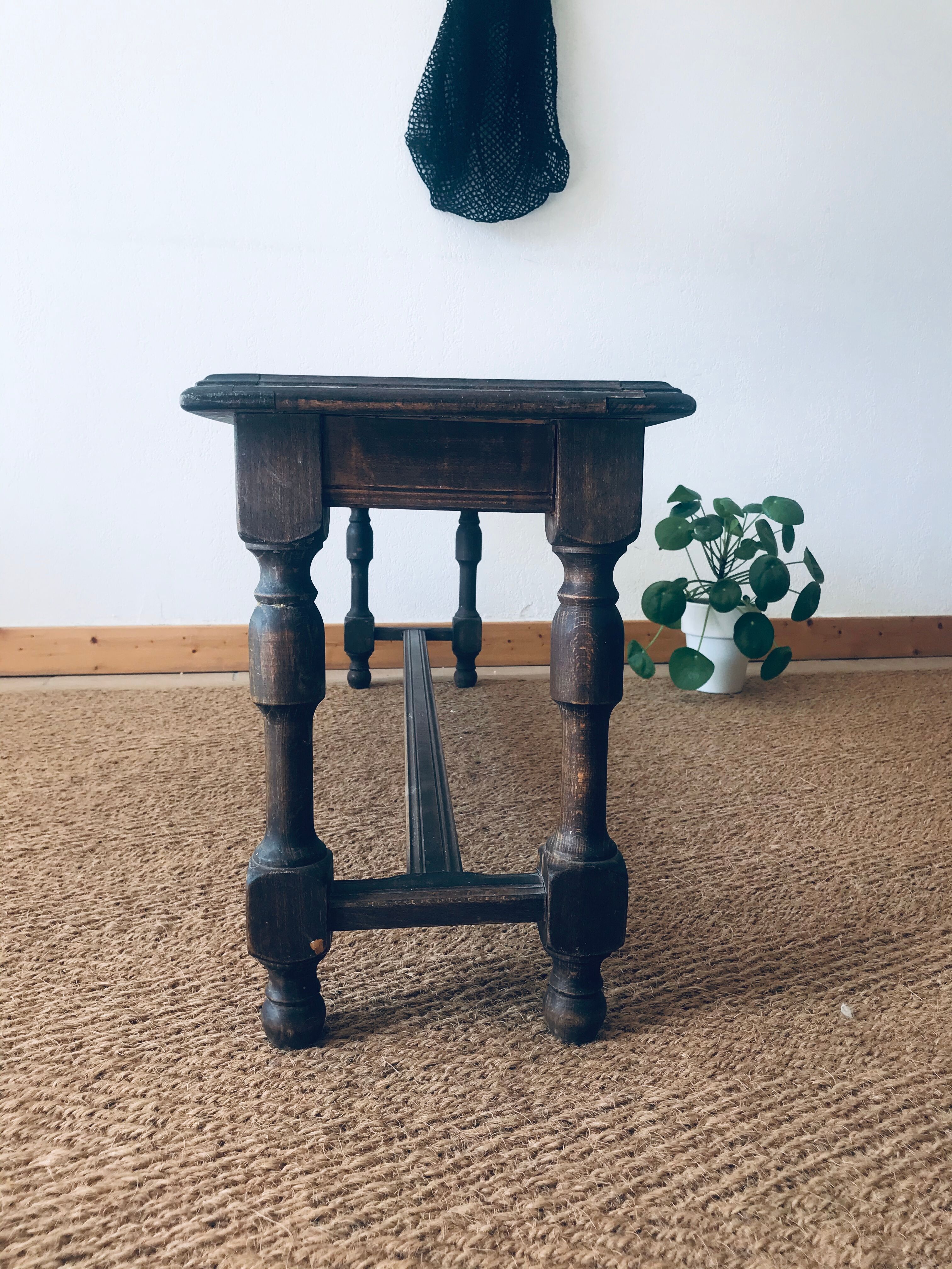 Old wooden bench