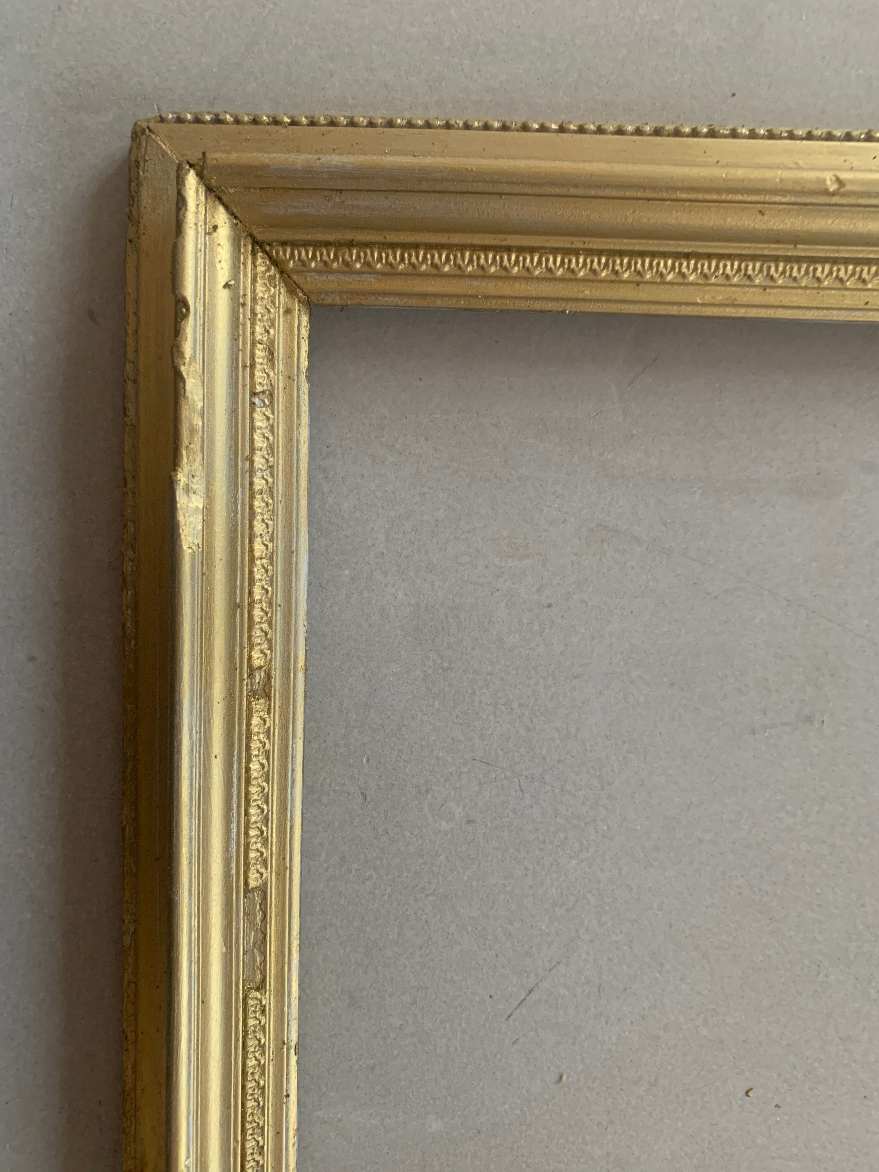 Old gilded frame 44x56cm