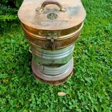 Old copper houseboat lamp