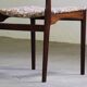 6 vintage rosewood dining chairs, Denmark, Thorsø Stole og Møbelfabrik