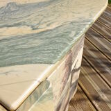 70s marble coffee table