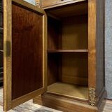 Empire style mahogany bookcase cabinet circa 1880 (A)