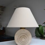 Travertine lamp Fratelli Manelli 60s/70s