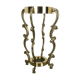 Hollywood Regency solid brass umbrella stand, Italy, 1970s