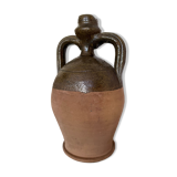 Persimmon glazed terracotta oil jar