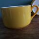 Tasses et soucoupe Saint Amand céramique jaune