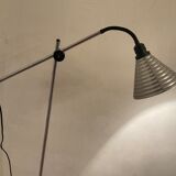 Vintage e-reader floor lamp articulated arm design