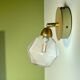 Modern minimalist adjustable wall sconce light