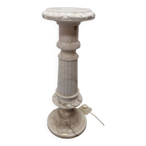 Pilier vintage en albâtre