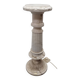 Vintage Alabaster Pillar With Lamp, 1970/80s