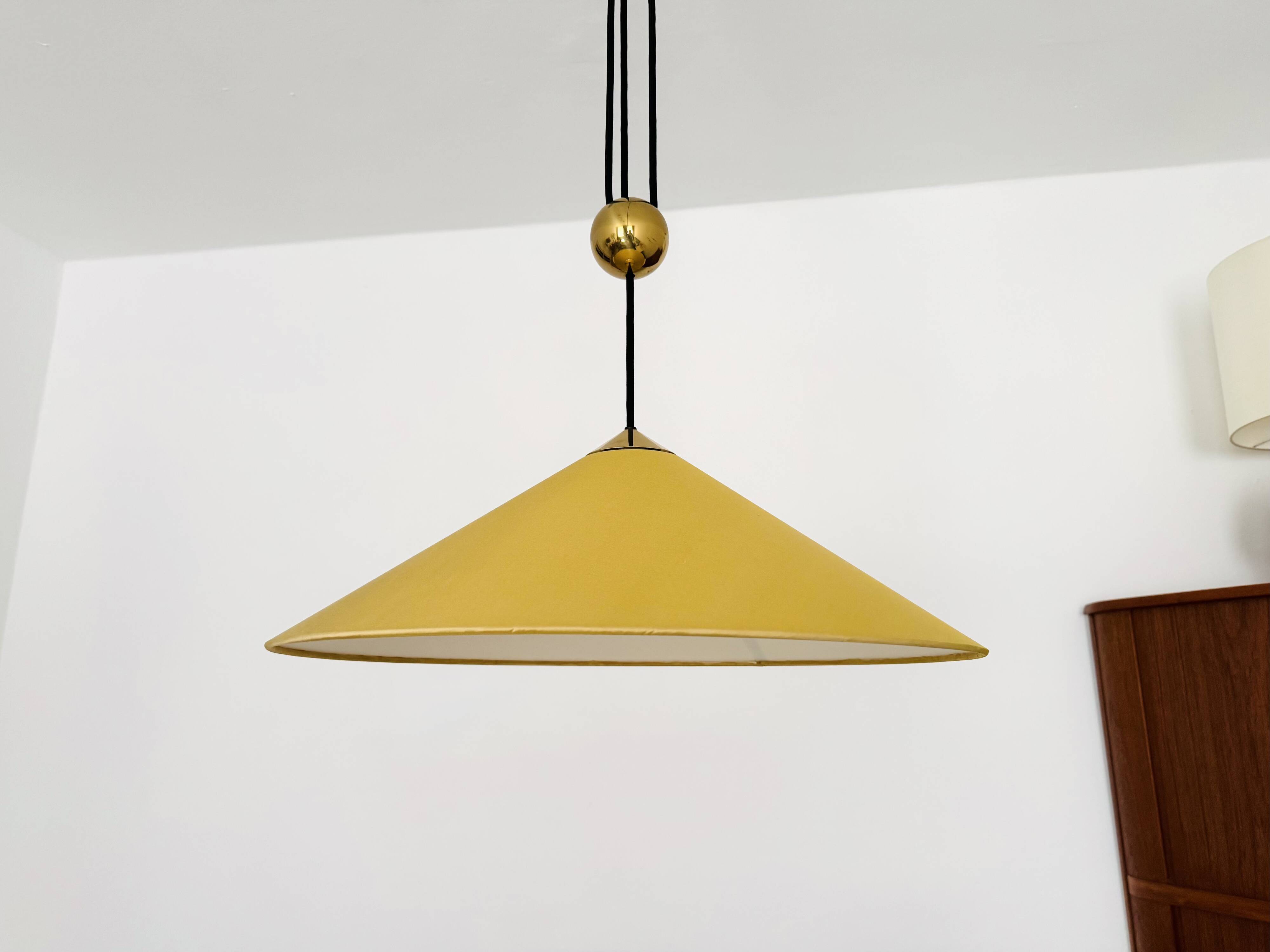 Large Adjustable Pendant Lamp with Counterweight by Florian Schulz