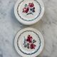 Set of 8 flat plates Digoin Sarreguemines Cannes