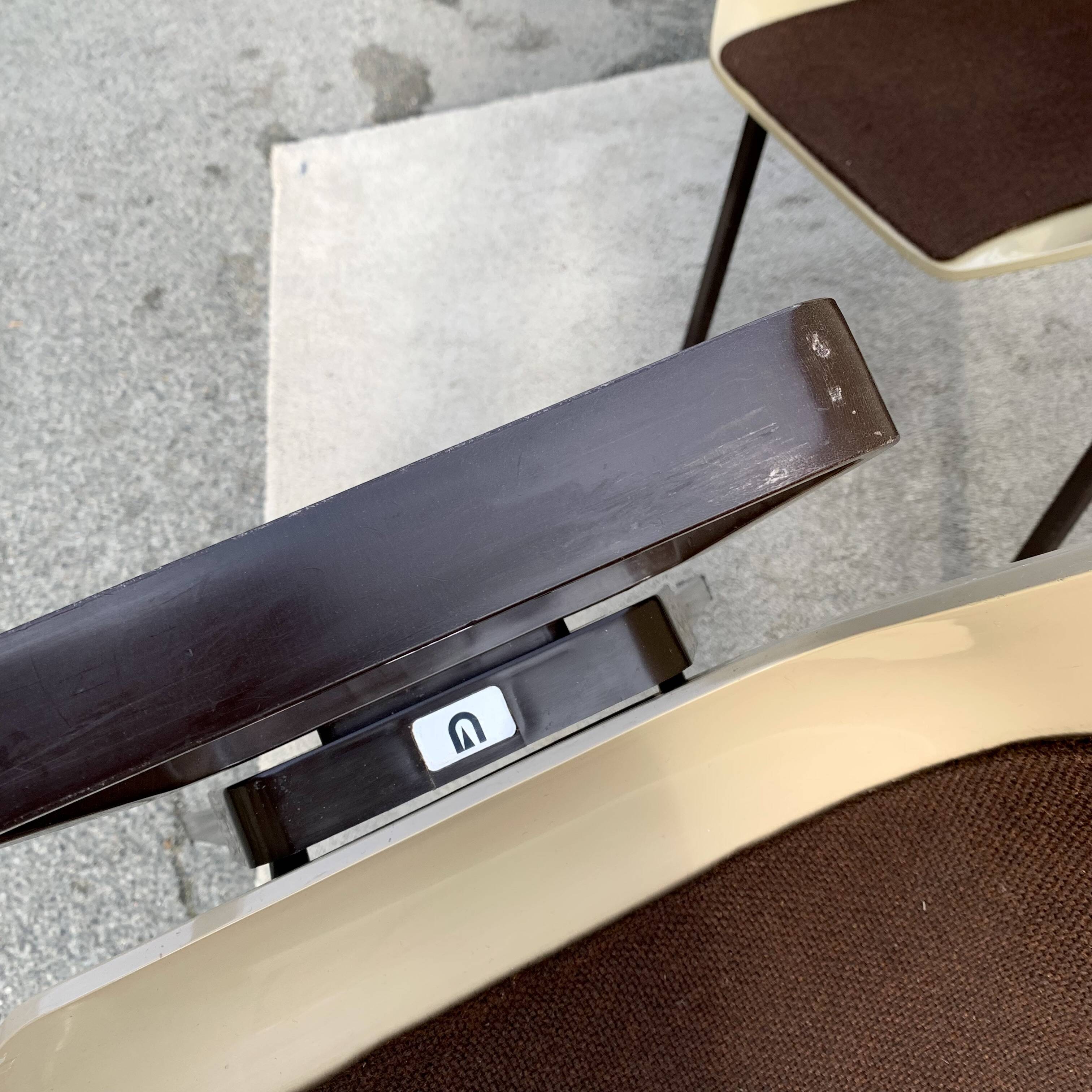 Set of 6 Albert Jacob / Grofillex bridge armchairs 1970