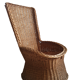Rattan basket chair