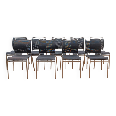 Suite de 8 chaises Air CB93, Calligaris