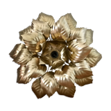 Ceiling lamp flower / golden leaves