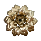 Ceiling lamp flower / golden leaves