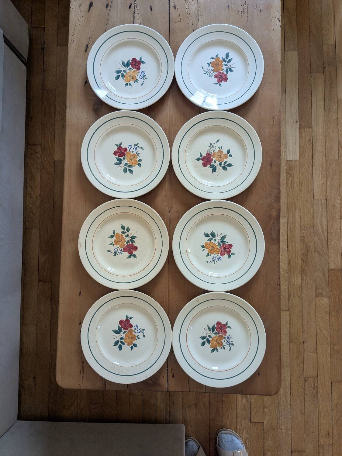 8 Marielle Saint Amand dinner plates