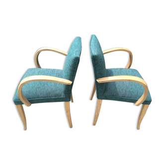 Pair of armchairs bridge old vintage