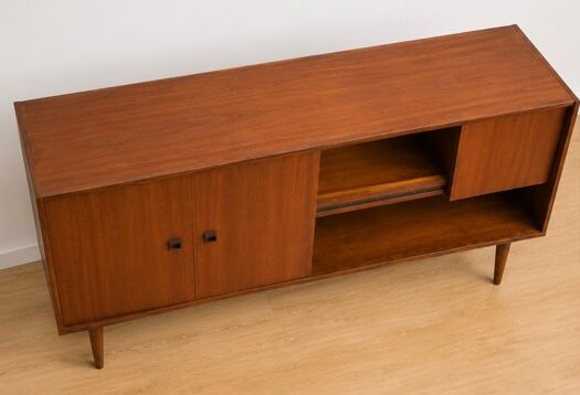 Vintage Scandinavian teak library
